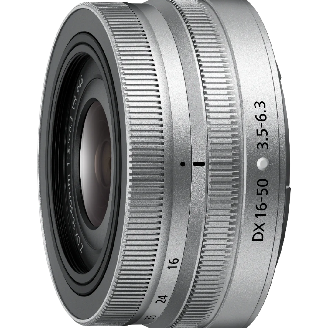Nikon NIKKOR Z DX 16-50mm f/3.5-6.3 VR Lens (Silver)