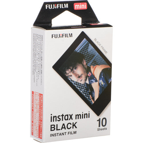 FUJIFILM INSTAX MINI Black Instant Film (10 Exposures)