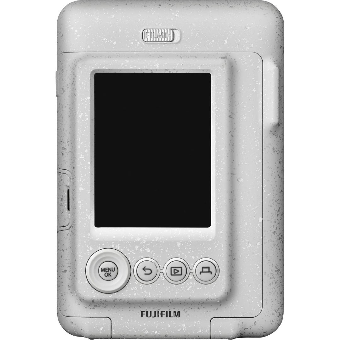 FUJIFILM instax Mini LiPlay Hybrid Instant Camera (Stone White)