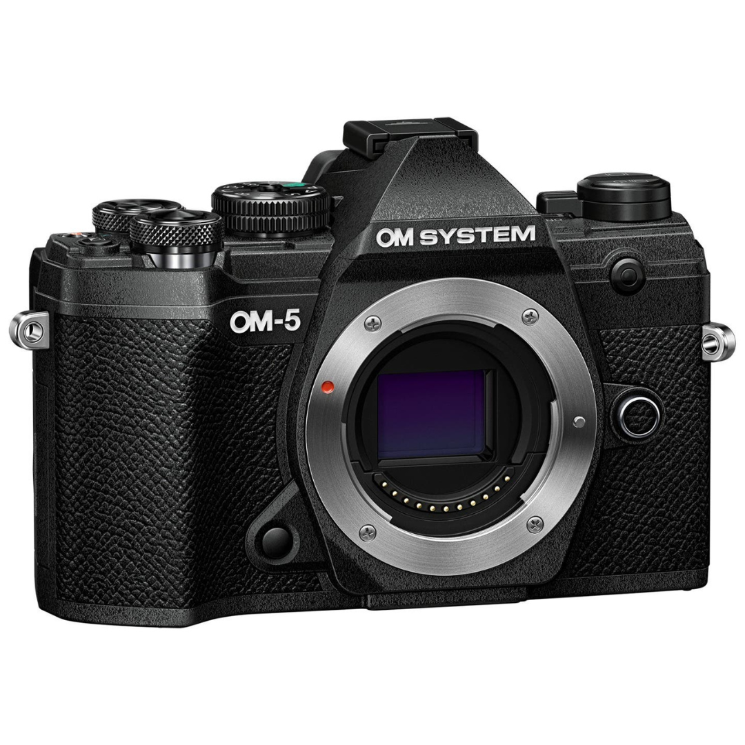 OM System OM-5 Mirrorless Camera (Black, Body Only)