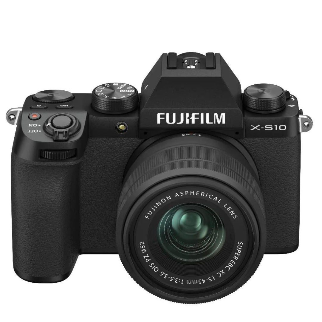 FUJIFILM X-S10 Mirrorless Camera with XC 15-45mm Lens Kit