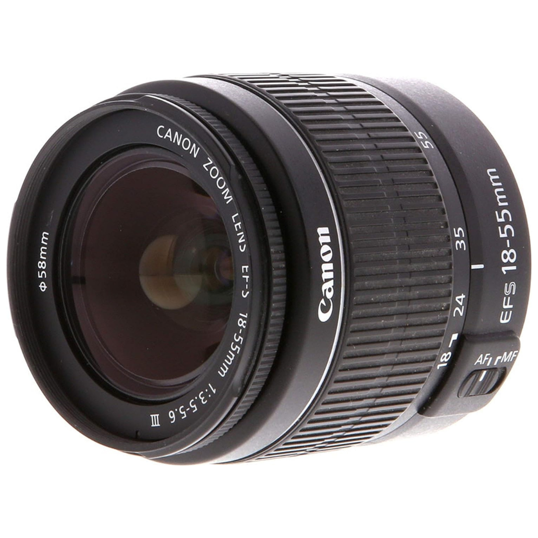 Canon EOS 4000D DSLR Camera w/Canon EF-S 18-55mm F/3.5-5.6 III Zoom Lens