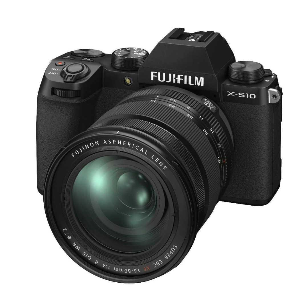 FUJIFILM X-S10 Mirrorless Camera with XF 16-80mm Lens Kit
