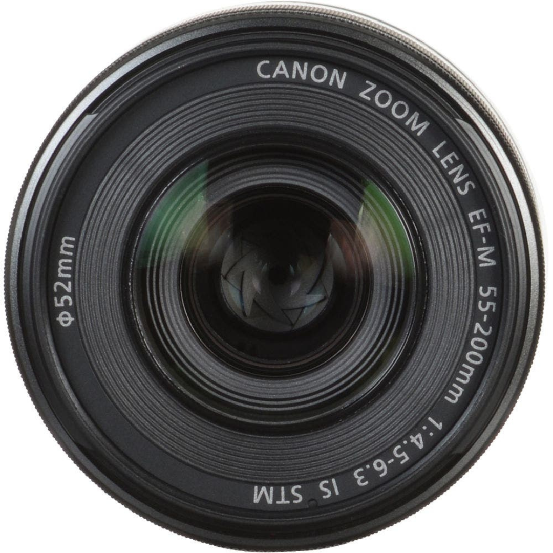 Canon EF-M 55-200mm f/4.5-6.3 IS STM Lens (Black)