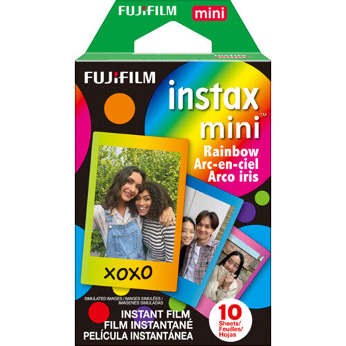 FUJIFILM INSTAX MINI Rainbow Instant Film (10 Exposures)