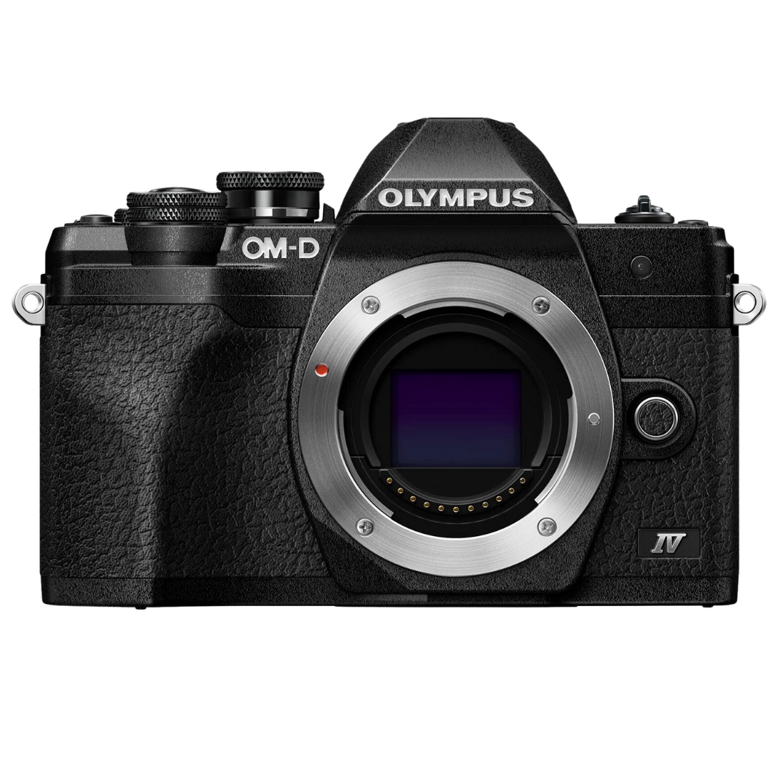 Olympus OM-D E-M10 Mark IV Mirrorless Compact Pro Camera Body Black