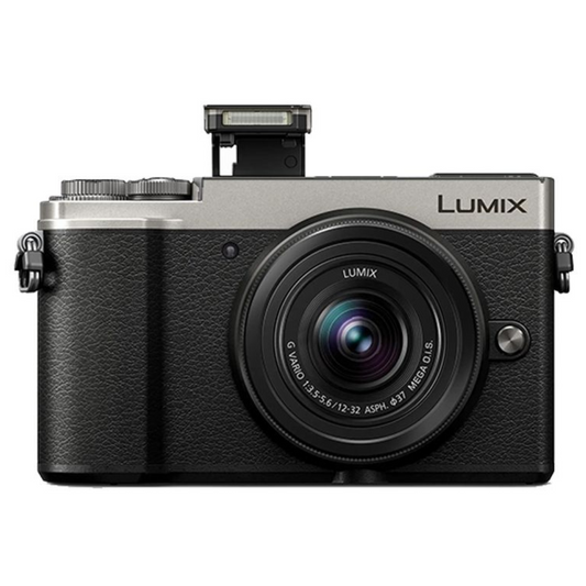 Panasonic LUMIX DC-GX9 Mirrorless Micro Four Thirds Camera with 12-32mm f/3.5-5.6 ASPH. Lens (Silver)