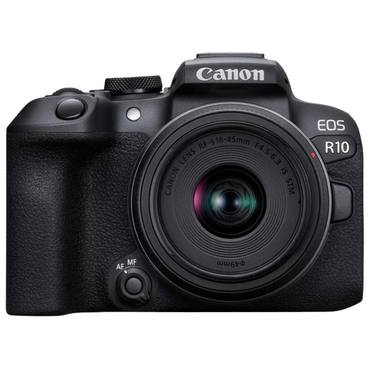 Canon EOS R10 Mirrorless Camera with RF-S 18-45mm IS STM Lens Kit
