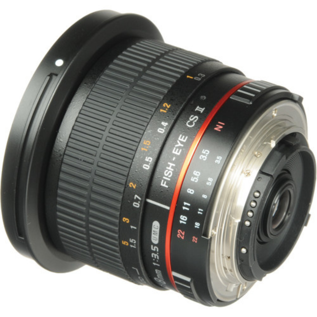 Samyang 8mm f/3.5 UMC II Fisheye Lens for Nikon F-Mount