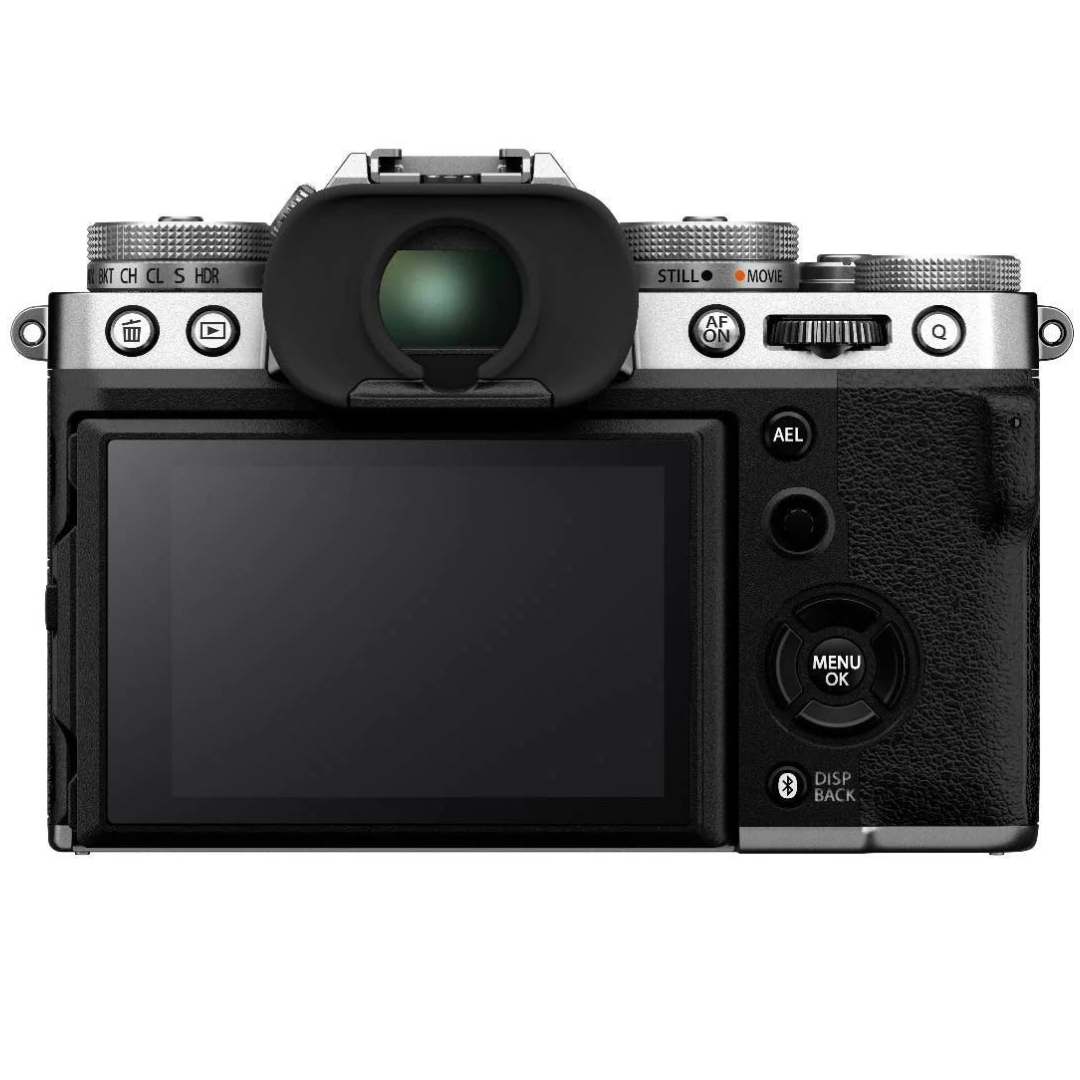 FUJIFILM X-T5 Mirrorless Camera Silver with XF 18-55mm Lens Kit