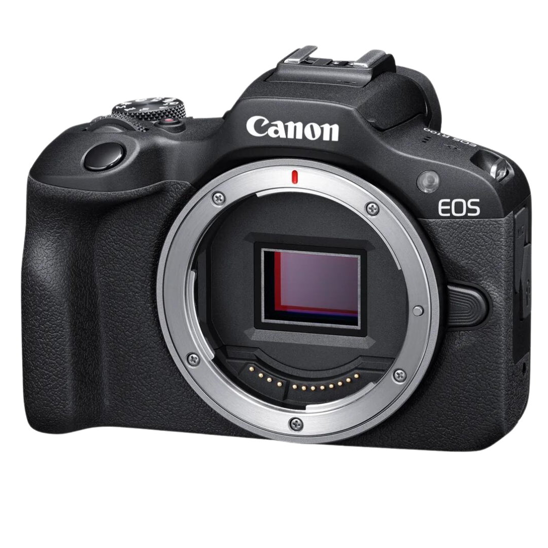 Canon EOS R100 Mirrorless Camera with RF-S 18-45mm IS STM Lens