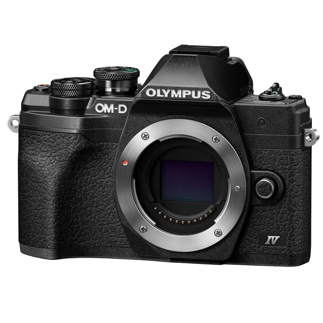 Olympus OM-D E-M10 Mark IV Mirrorless Compact Pro Camera Body Black
