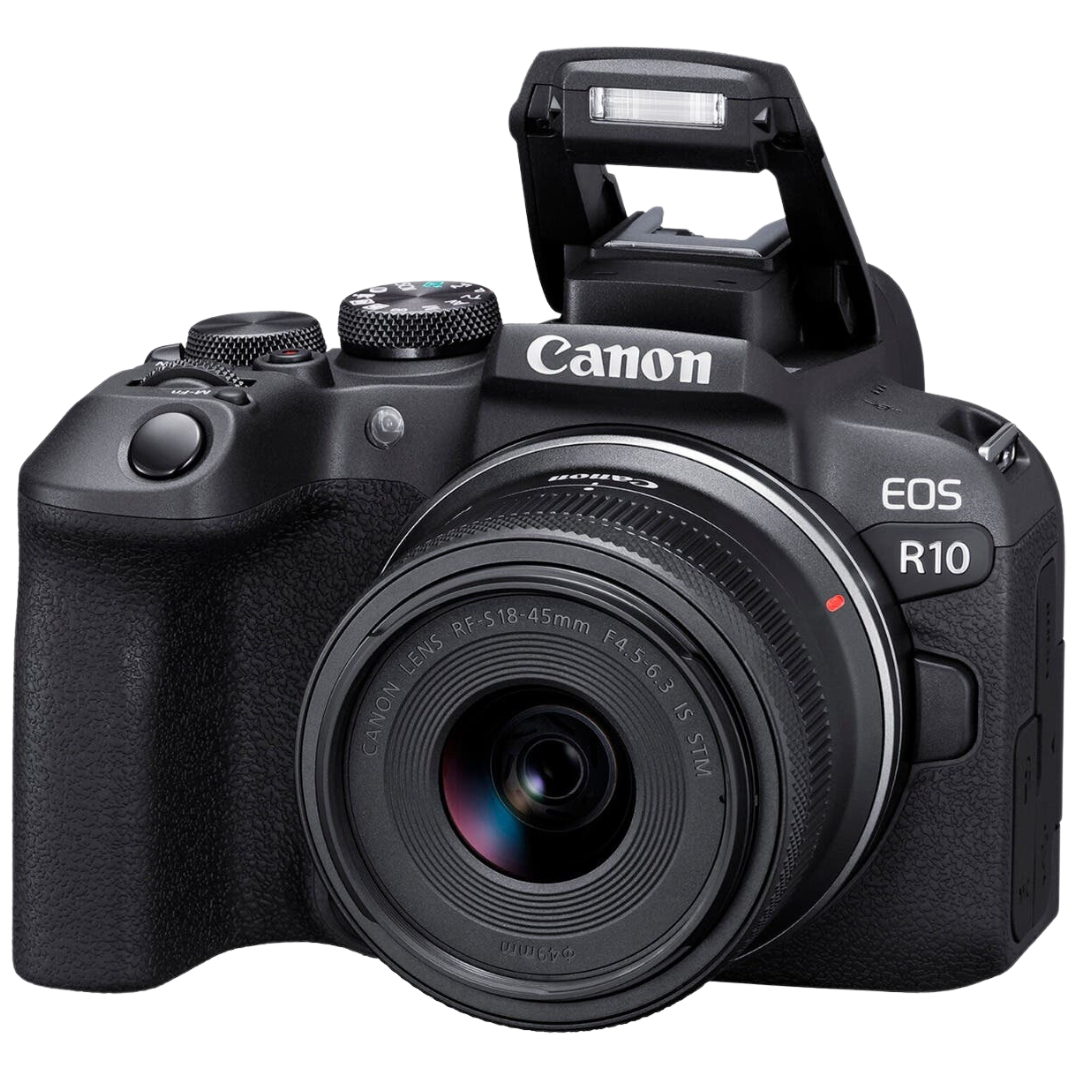 Canon EOS R10 Mirrorless Camera with RF-S 18-45mm IS STM Lens Kit