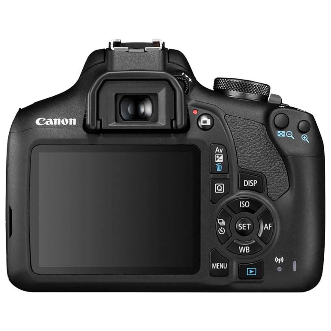 CANON EOS 2000D DSLR Camera and EF-S 18-55 mm f/3.5-5.6 is II Lens, Black