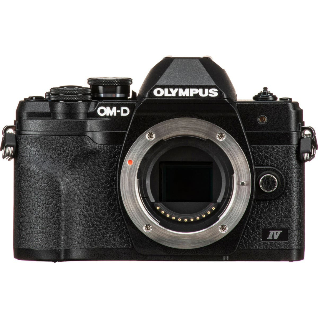 Olympus OM-D E-M10 Mark IV Mirrorless Camera with 14-42mm Lens (Black)