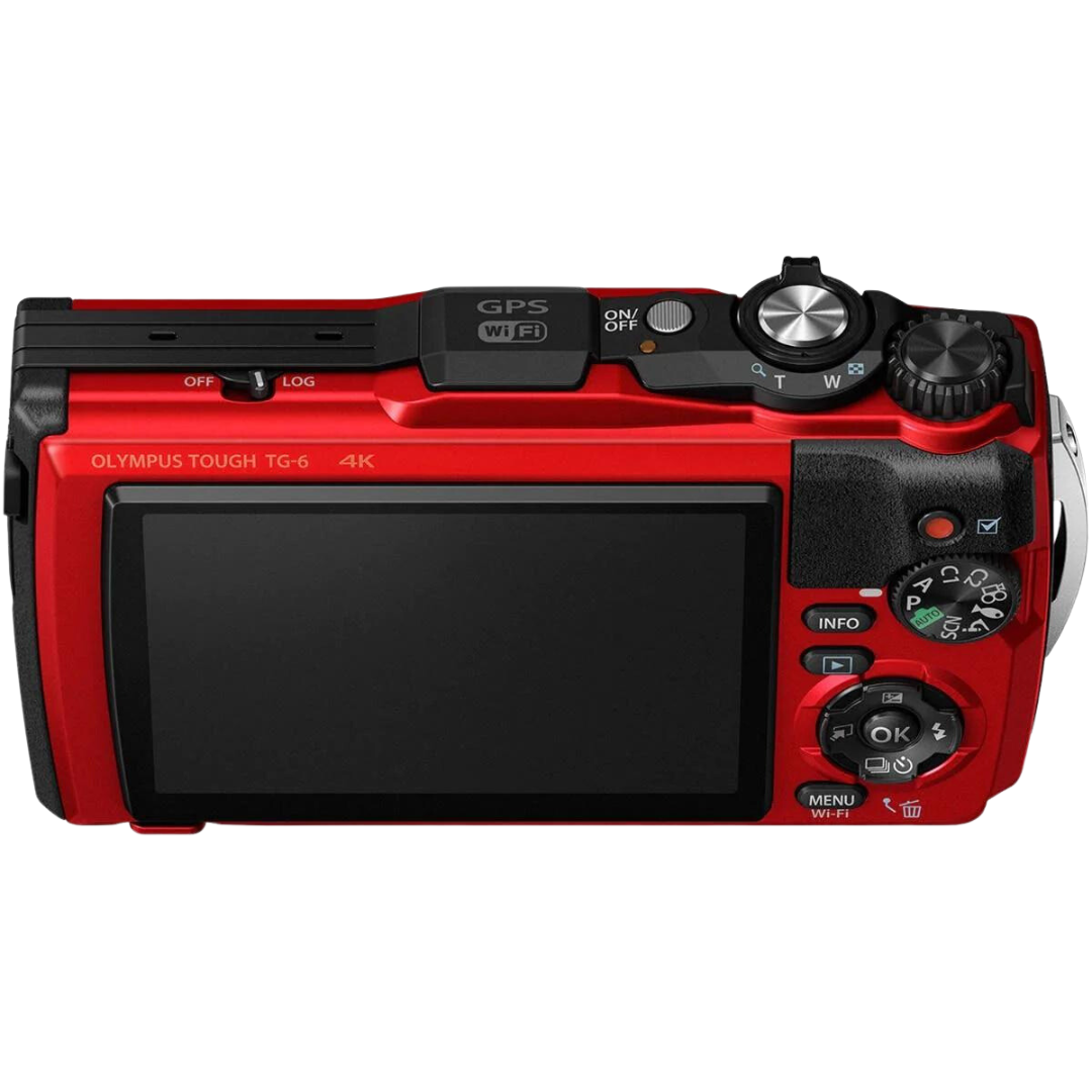 Olympus Tough TG-6 Digital Camera (Red)